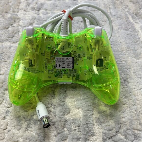 Rock Candy Wired Green Controller Microsoft Xbox 360 - Picture 2 of 8